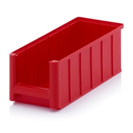 Creativ Ladenbau GmbH Storage Box/Stacking Box/Storage Box/Sorting Box/Sorting Box in Size 3 Long, Stackable, Colour: Red (Traffic Red Similar to RAL3020)