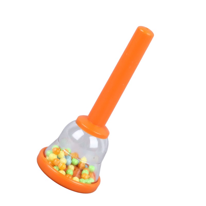 Kids Hand Bell Children Grip Training Plastic Hand Percussion Bell