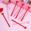 jiebor 30Pcs Heart Shaped Pen Valentines Day Pen Gel Pen