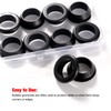 YIXISI 10 pieces diameter 25 x 30 mm rubber grommets,