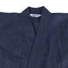 Aculldo Men's Yukata Kimono, Square Belt, 2-Piece Set, Striped Pattern,