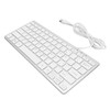 USB Wired Keyboard 78 Keys Ultra Thin Mini Portable Anti