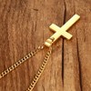 Cross Pendant, Stainless Steel Cross Pendant with 55 cm Chain