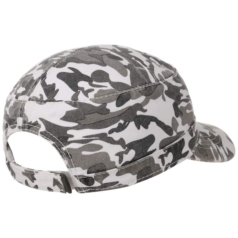 Army Camouflage Washed Cap urban cap army cap (One Size