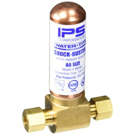 Ips 86592 Shock-Buster Water Hammer Compression Tee Arrestor, Lead Free, 1/4" x 1/4"