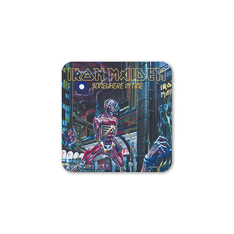 Iron Maiden Coaster Pack Somewhere in Time (6) Glasses Coasters