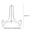 uxcell 8 Inch Plate Stand for Display, Iron Decorative Plate