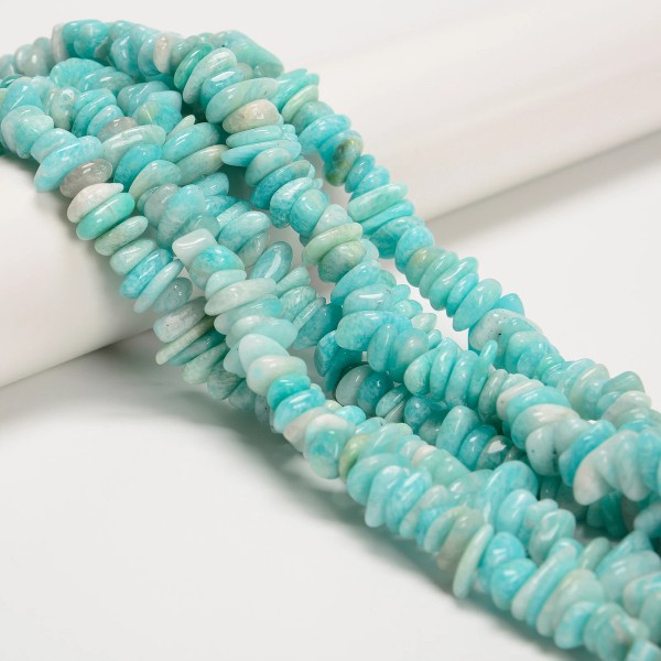 Unbranded Natural Amazonite Irregular Pebble Nugget Chips Beads Size 10-15mm