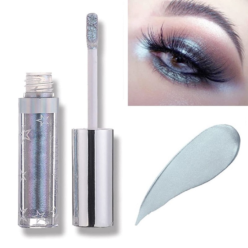 Liquid Eyeshadow Makeup Durable Shiny Glitter Waterproof Shimmer and Shine