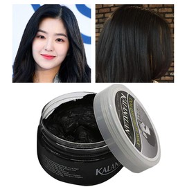 [Black] Temporary Hair Wax Gel Mud Rambut Pewarna Lilin Sementara One Time Use Pomade Change Hair Color Kalanxuan 100ml 一次性染发蜡泥