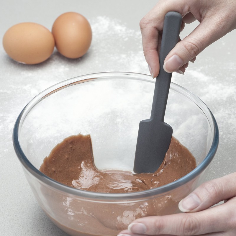 Zeal J303T Mini Baking Spatula, Dark Grey,Small