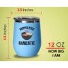 Ramen Lover Gift Blue Edition Wine Tumbler 12oz - Hopeless