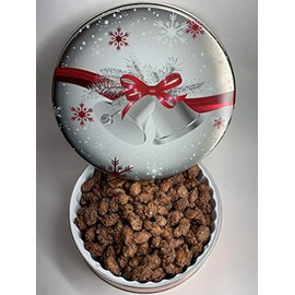 Cinnamon Roasted Nuts Gift Tin (Almonds, 1.5 Pound)