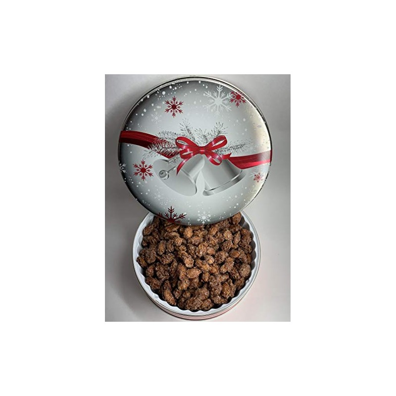 Cinnamon Roasted Nuts Gift Tin (Almonds, 1.5 Pound)