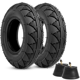 Heavy-Duty 200X50 Tire & Inner Tube Set, 8"x2" Electric Scooter Tire Tubes Replacement Compatible with Razor E100, E150, E200, Dune Buggy, Power Core E100, Crazy Cart, PowerRider 360 and eSpark 2 Sets