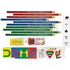Doms Y1 HB Extreme Dark Triangular Pencils Eraser Sharpener School
