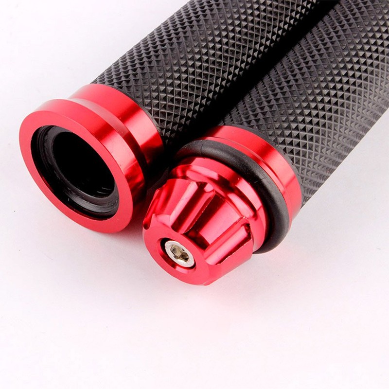 Evomosa Motorcycle Grips, Universal Motorcycle Grips, Aluminum Handlebar Ends 0.9