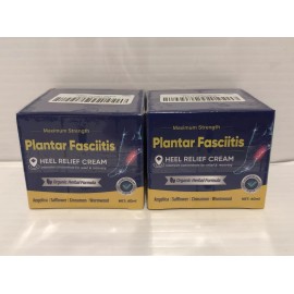 Heel 2 PLANTAR FASCIITIS HEEL RELIEF CREAM MAXIMUM STRENGTH 60ml SEALED EXP 26