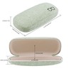 JSMTKJ 4 Pieces Hard Case Glasses Case, Hard Glasses Case,