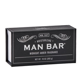 San Francisco Soap Company Deep Cleansing Man Bar, Midnight Amber, 10 Ounce (SFS-MAF6230)