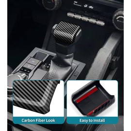 ushilife Center Gear Shift Knob Cover Trim Compatible with 4th Gen Toyota Tacoma 2024 2025 / 6th Gen 2025 4Runner, Center Console Gear Shift Head Protection Cover Interior Accessories