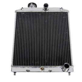 Tepilauda 3 Row Aluminum Radiator & Fan Shroud Compatible with Honda Civic D15 D16 EK EG Acura Integra 1992-2000