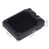 Water Cooling Radiator 14 Pipeline Red Copper Fin G1/4 Thread