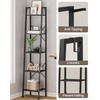 Hzuaneri Ladder Shelf, Bookshelf Bookcase, Freestanding Corner Storage Shelve with