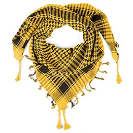 LOVARZI Bohemian Shemagh Scarf Boho Clothing for Men - Bohemian Womens Dress Accessory - Cotton Arab Palestine Scarfs Palestinian Arabic Keffiyeh Lightweight- Paintball Scarves