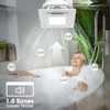 FASDUNT 120 CFM Bathroom Exhaust Fan with Light, Ceiling Ventilation