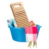 Wash Board, Household Washboard for Hand Washing Clothes, Wooden Handwash