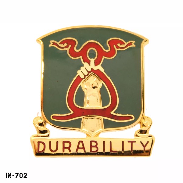 US Army DUI Pin ~ 324th Military Police Battalion "Durability"