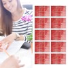 10 Sheets Nail Art Fixing Tape, Nail Color Display Stand,