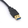 PIIHUSW Angled USB Micro b Locking Screw Cable USB A