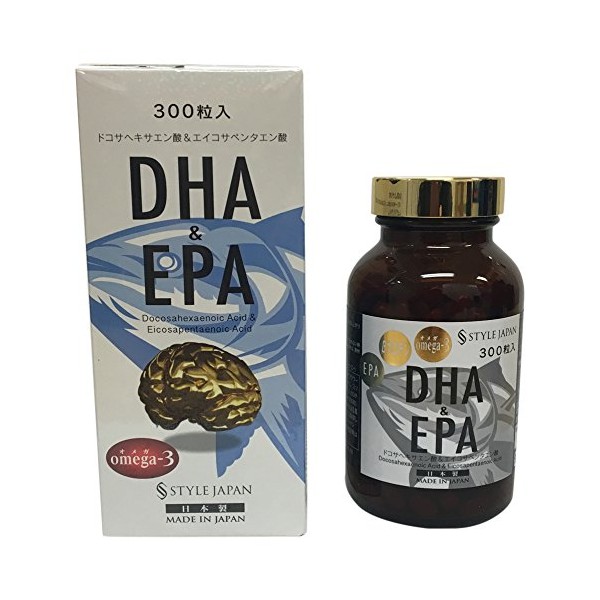 Style Japan DHA&EPA 300 Capsules, 3.2 oz (90 g), Made in Japan