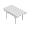 1: 12 Dollhouse Desk Wooden Modern Miniature Table Mini Writing