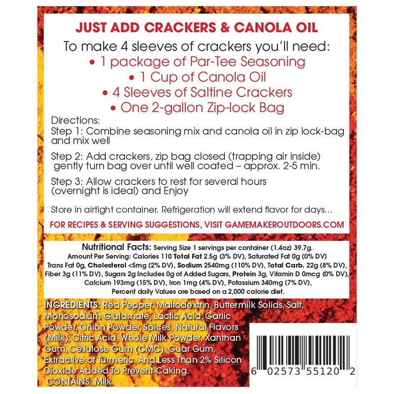 CanCooker Par-Tee Seasoning Fire Cracker