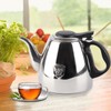 Tea Kettle, Stainless Steel Teapot with Heat-Resistant Handle for Boiling