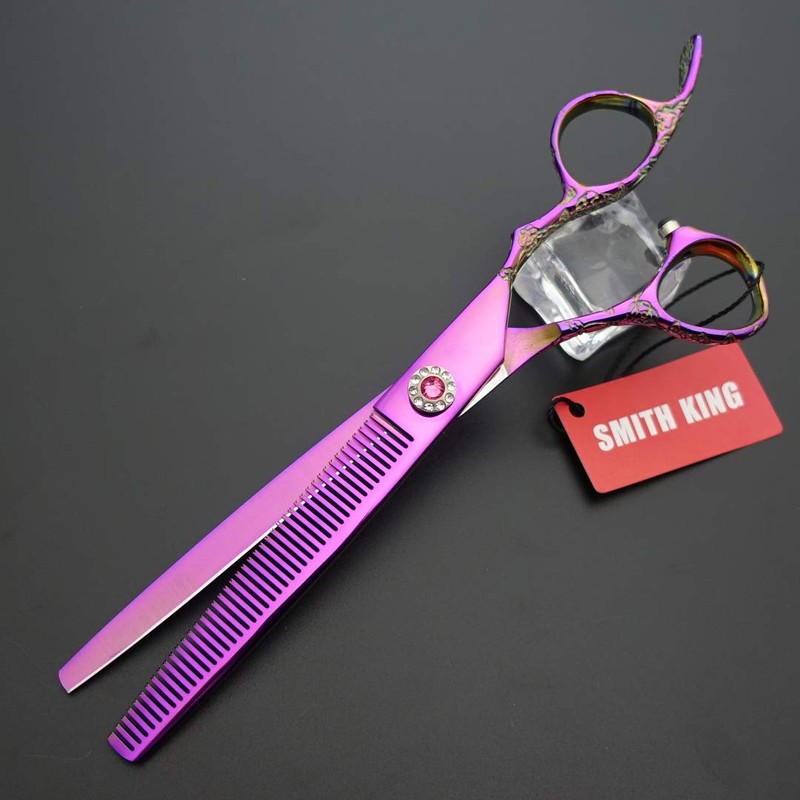 Juego de tijeras de corte de pelo profesional con estuche