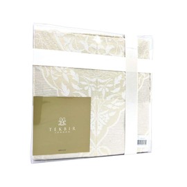 Tekbir Muslim Prayer Rug Prayer Beads with Surah Book - Soft Elegant Design Islamic Gift Box Janamaz - Portable Prayer Mat Carpet for Muslims - Sajadah Prayer Carpet Mat (Beige)