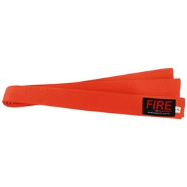 FIRE SPORTS® Cinta de Grado Judo Cinturón Deportivo Artes Marciales Naranja (5)