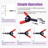 Swpeet 41Pcs Poly Rivet Gun Set with 1Pcs Rivet Removal