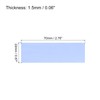 sourcing map 6 Pack M.2 Thermal Pad 70x22x1.5mm for Pc