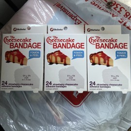 Bioswiss The Cheesecake Bandage (3 Boxes) 1 1/4" x 1 3/4" New! Free Shipping!