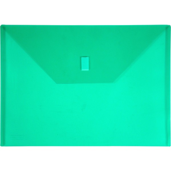 Lion Design-R-Line Poly Envelope,9 3/8 x 13 Inches, Transparent Green, Pack of 6 (22080-GR-6P)