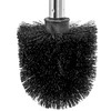 Premium Toilet Brush Set, 2 Pieces, in Black, Stainless Steel