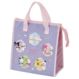 Skater FBC1-A Non-Woven Insulated Lunch Bag, 10.4 x 10.6 inches (26.5 x 27 cm), Sanrio All Stars Moving Rabbit