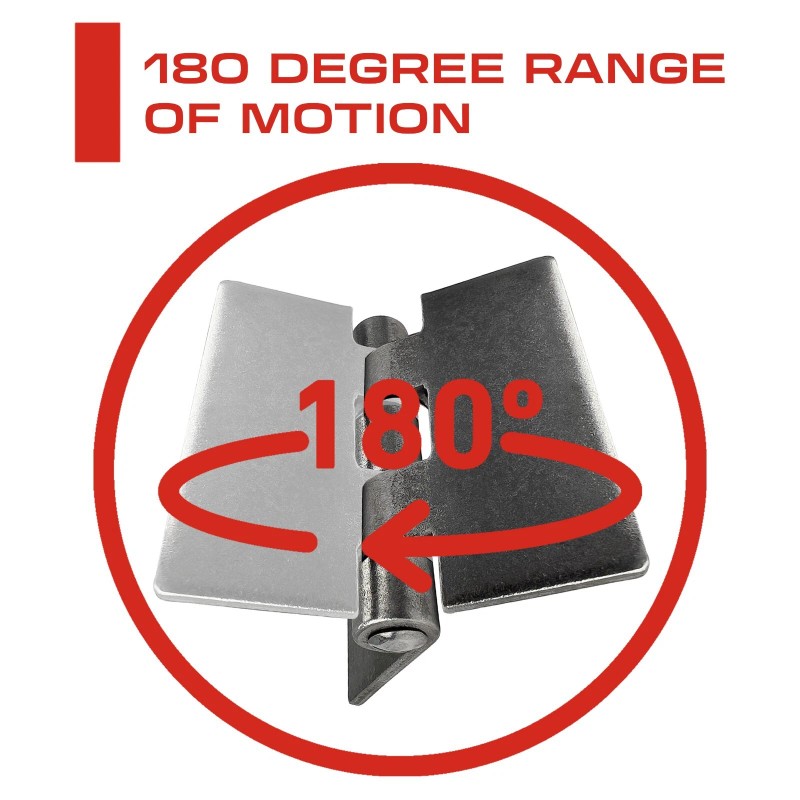 Sidco Supply 4" Heavy Duty Weldable Hinges, Book Hinge, Weld