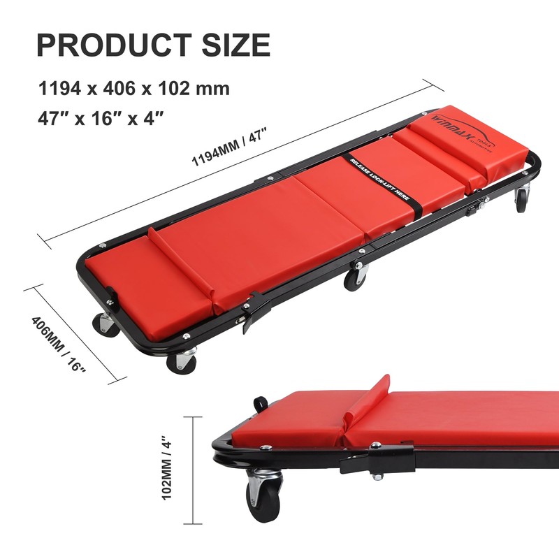 WINMAX TOOLS AUTOMOTIVE 48" 2 in 1 Folding Rolling Garage