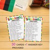 OXEDP Juneteenth Trivia Game Pack of 30, African American History